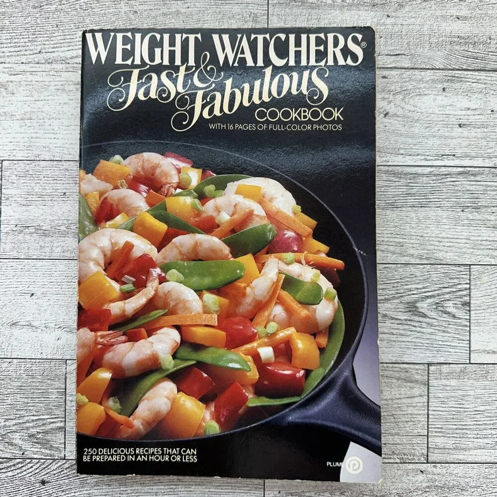 Vintage Paperback Weight Watchers Fast & Fabulous Cookbook Jean Nidetch 1985 WW‎